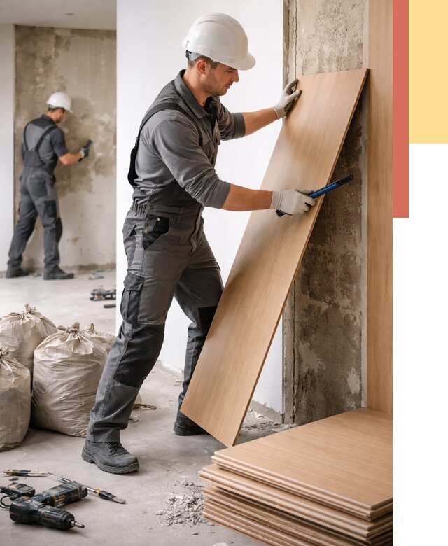 Демонтаж стеновых панелей в Борзе от 3605 руб. за м² быстро и недорого | ОТДЕЛОЧНИК-Бря