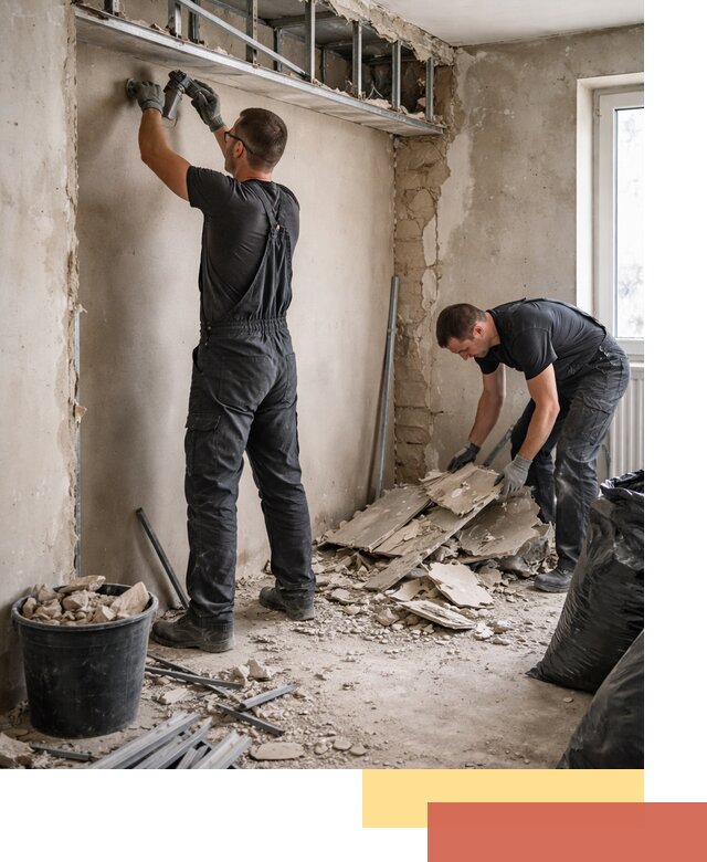 Демонтаж короба из гипсокартона в Борзе быстро и аккуратно