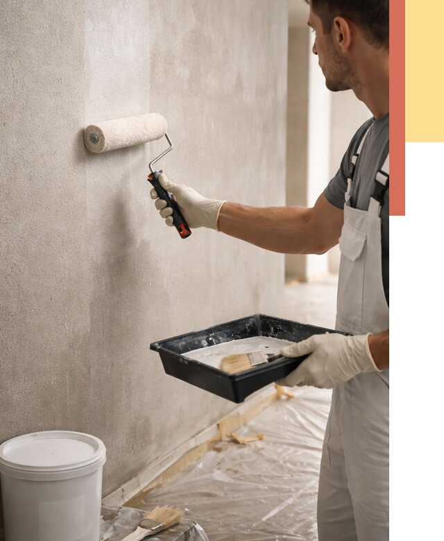 Грунтовка стен в Борзе от 2266 руб. м2 — быстро, недорого, с материалом | ОТДЕЛОЧНИК-Бря