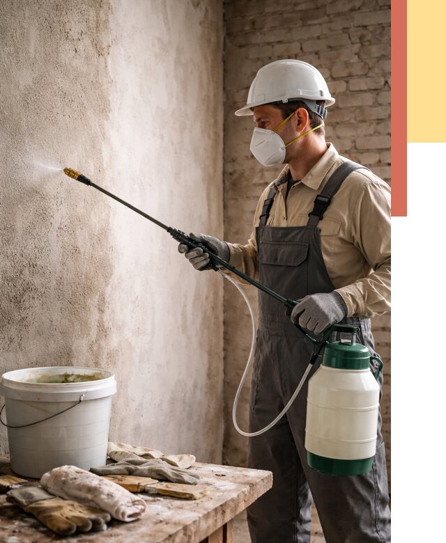 Антисептическая обработка стен в Борзе от 1236 руб. — быстро и недорого | ОТДЕЛОЧНИК-Бря