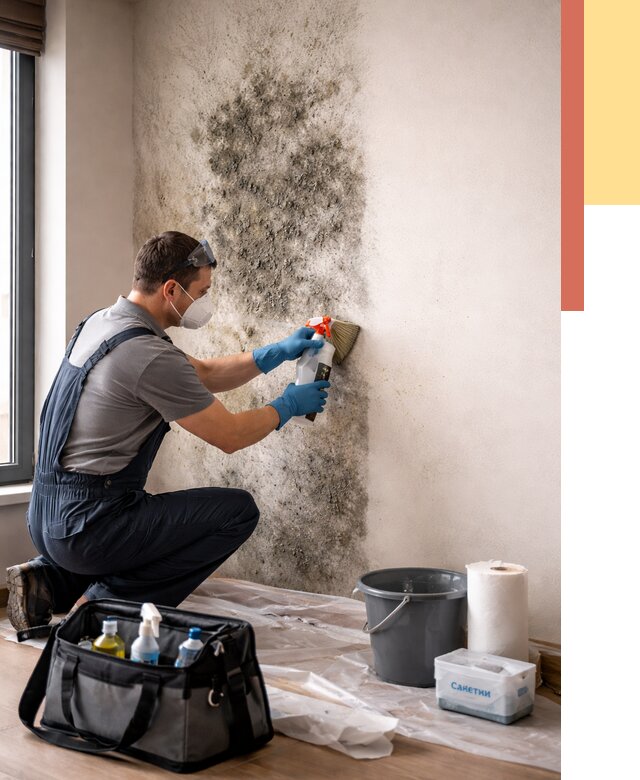 Удаление плесени со стен в Борзе от 2215 руб. — быстро и недорого | ОТДЕЛОЧНИК-Бря
