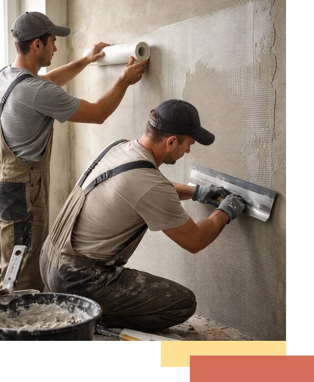 Армирование стен стеклосеткой в Борзе для прочной отделки