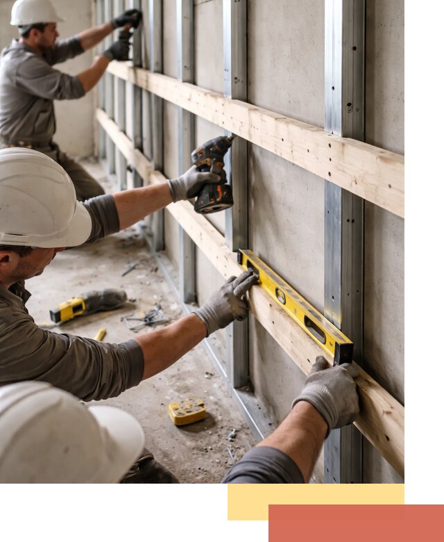 Устройство обрешетки под панели в Борзе