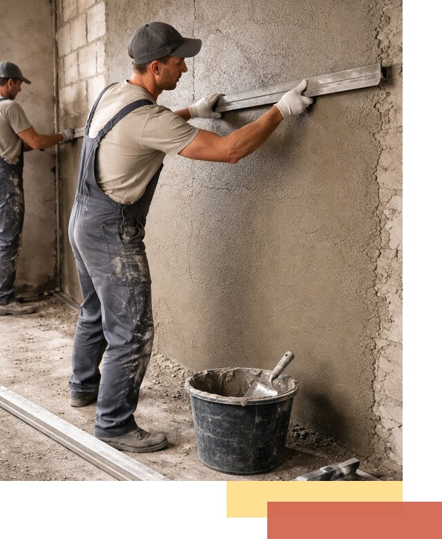 Штукатурка стен цементно-песчаная в Борзе профессионально