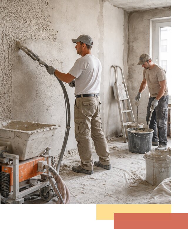 Машинная штукатурка стен в Борзе — быстро и качественно