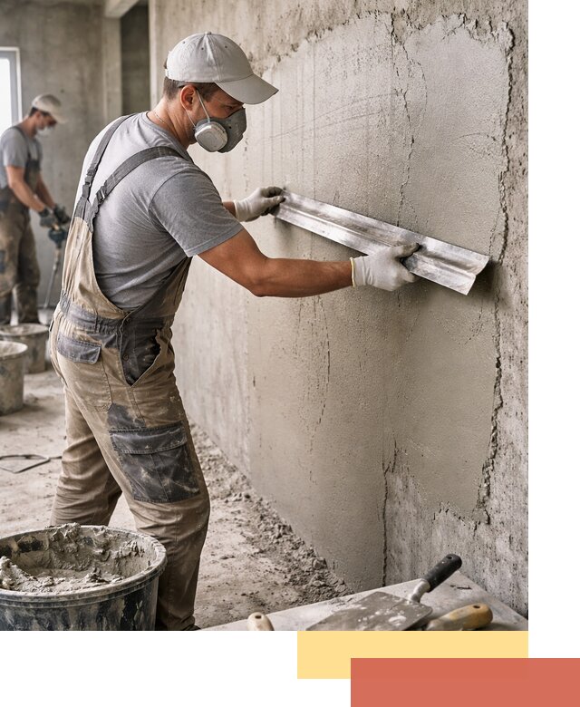 Штукатурка бетонных стен в Борзе качественно и долговечно