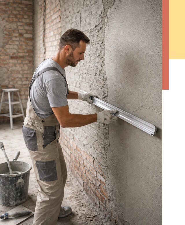 Штукатурка кирпичных стен в Борзе от 4635 руб/м2 — быстро и недорого | ОТДЕЛОЧНИК-Бря