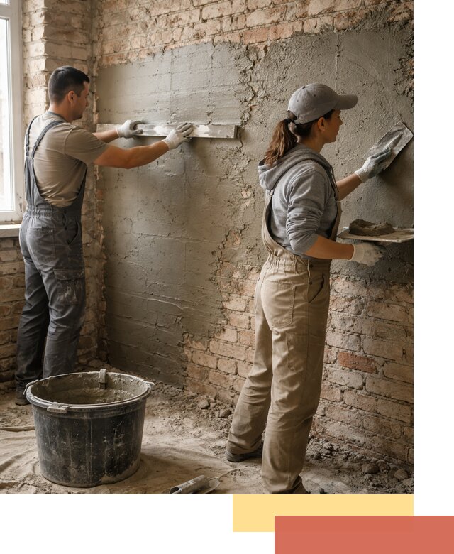 Штукатурка кирпичных стен в Борзе — качественно и надежно