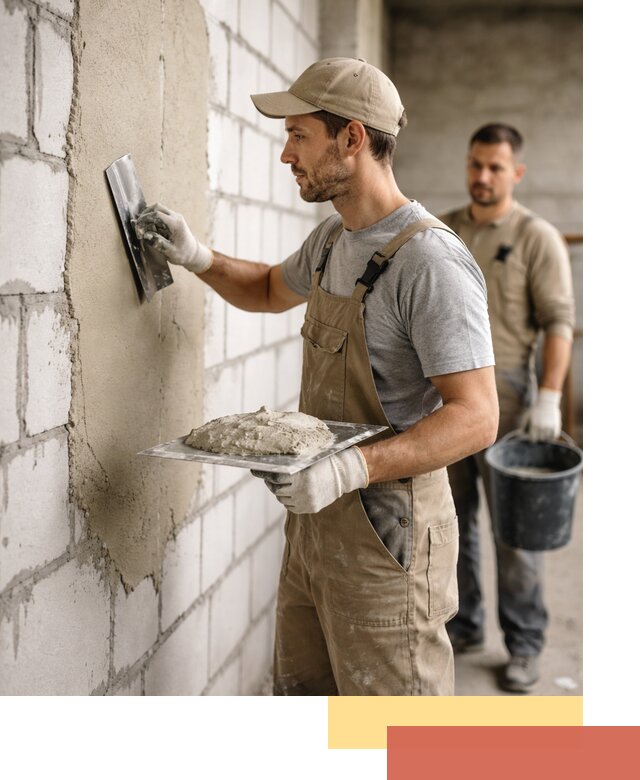 Штукатурка стен из газобетона в Борзе под ключ