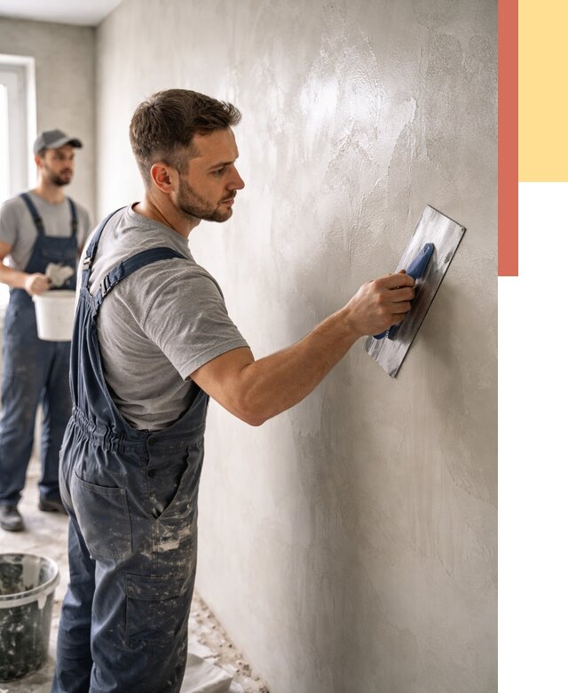 Глянцевание штукатурки стен в Борзе от 7726 руб. — услуги и затирка | ОТДЕЛОЧНИК-Бря