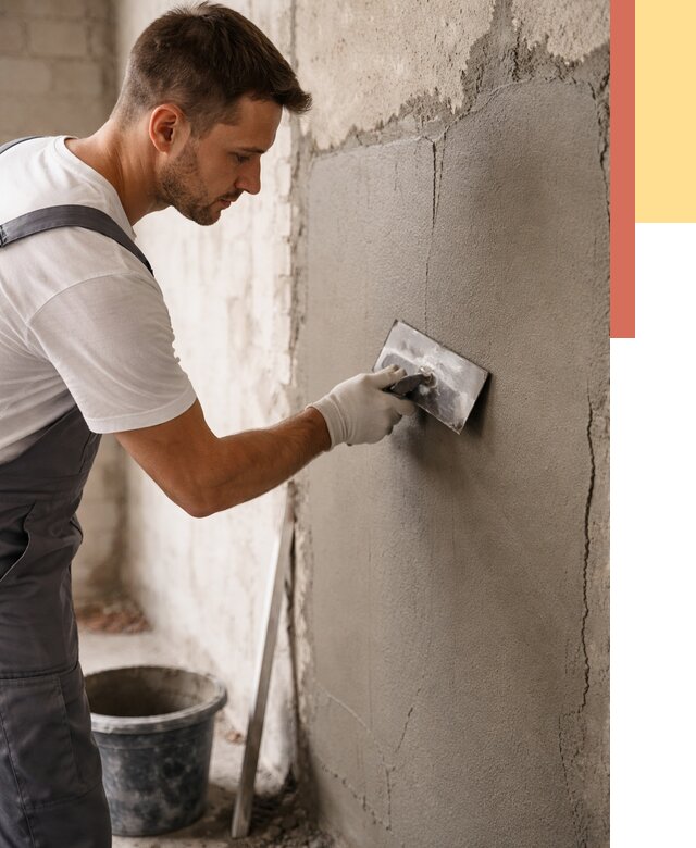 Штукатурка стен под плитку в Борзе от 4326 руб./м2 — выравнивание под плитку | ОТДЕЛОЧНИК-Бря