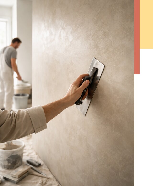 Венецианская штукатурка в Борзе от 3605 руб/м² — нанесение стен под ключ | ОТДЕЛОЧНИК-Бря