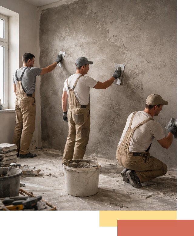 Декоративная штукатурка под бетон в Борзе для стен и потолков