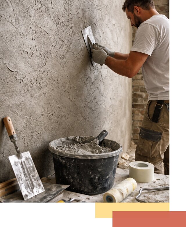 Декоративная штукатурка лофт в Борзе — отделка стен и потолков