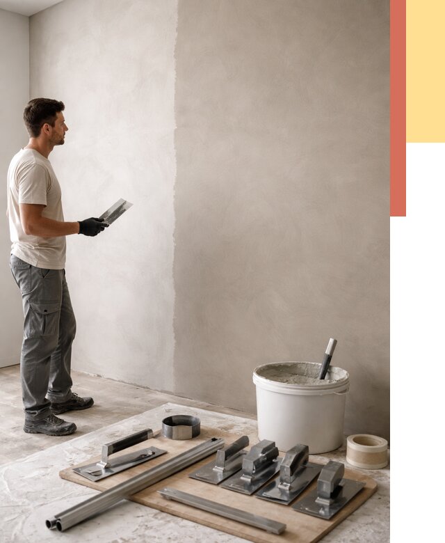 Нанесение микроцемента на стены в Борзе от 3296 руб./м2 под ключ | ОТДЕЛОЧНИК-Бря