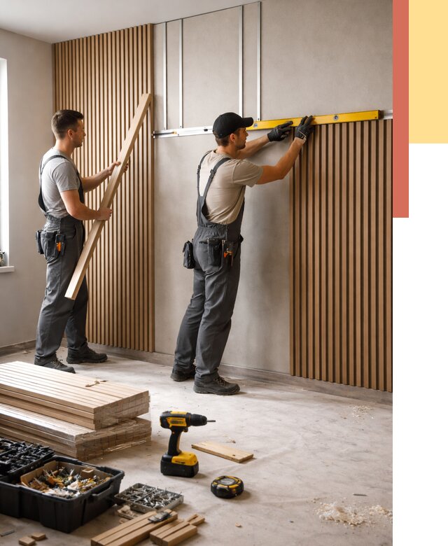 Монтаж реечных панелей на стены в Борзе от 1236 руб. — быстро и недорого | ОТДЕЛОЧНИК-Бря