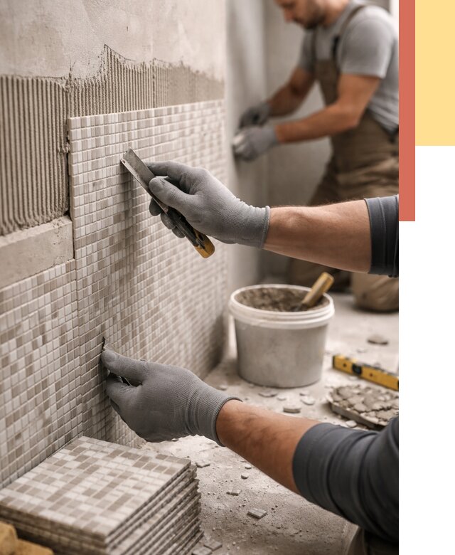 Облицовка стен мозаикой в Борзе от 3296 руб/м2 — укладка мозаики на стены | ОТДЕЛОЧНИК-Бря