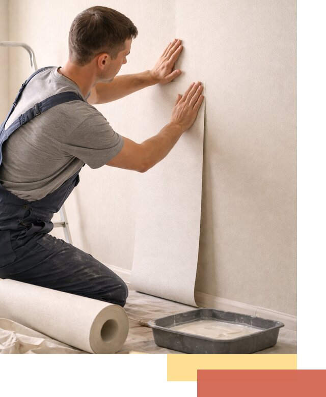 Поклейка флизелиновых обоев в Борзе качественно и быстро