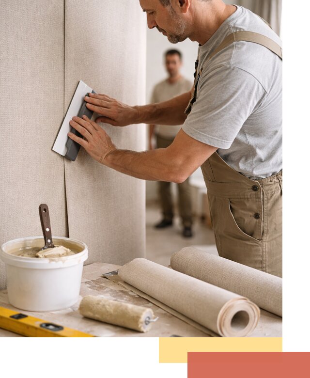 Поклейка текстильных обоев в Борзе профессионально и аккуратно