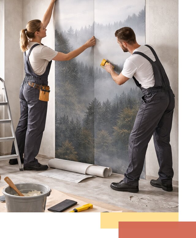 Поклейка фотообоев профессионально в Борзе под ключ