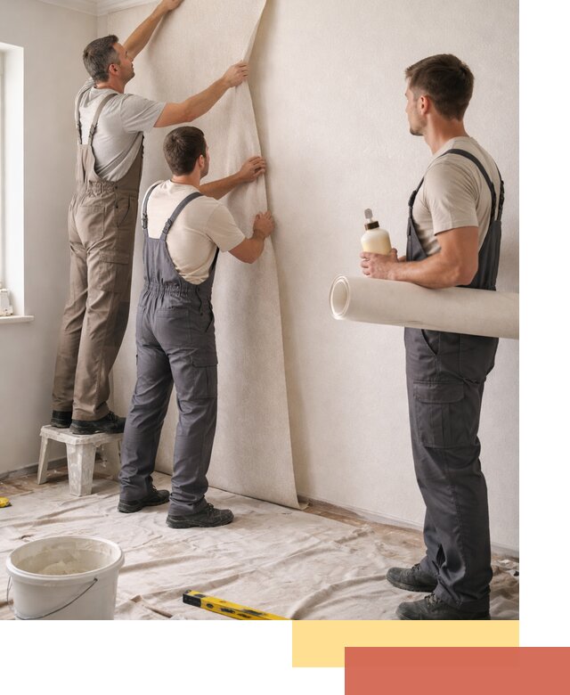 Оклейка стен обоями в Борзе — качественно и профессионально