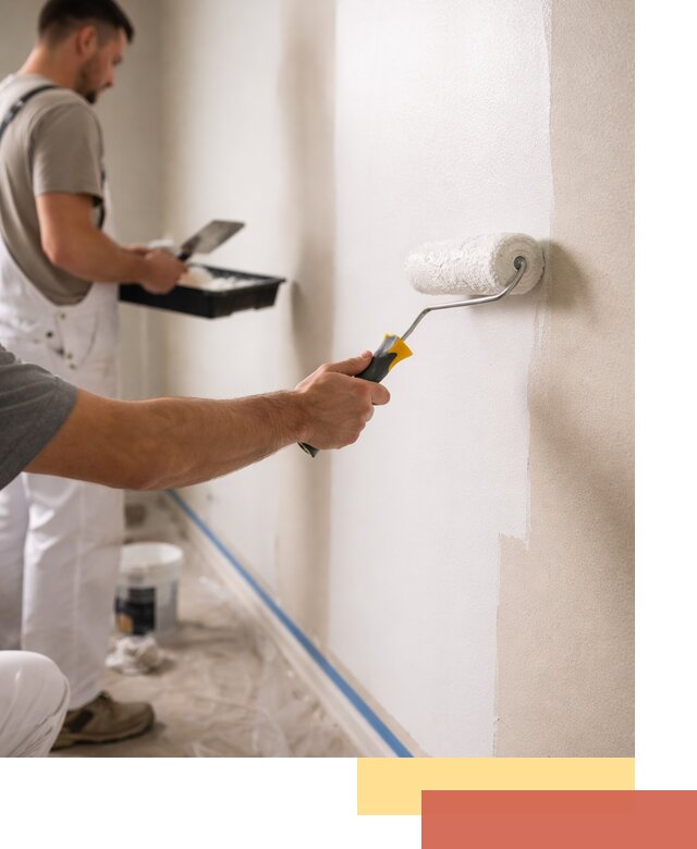 Покраска стен акриловой краской профессионально в Борзе