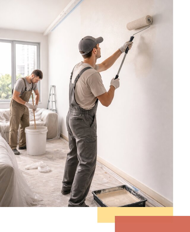 Покраска стен в офисе в Борзе — быстрый и качественный ремонт