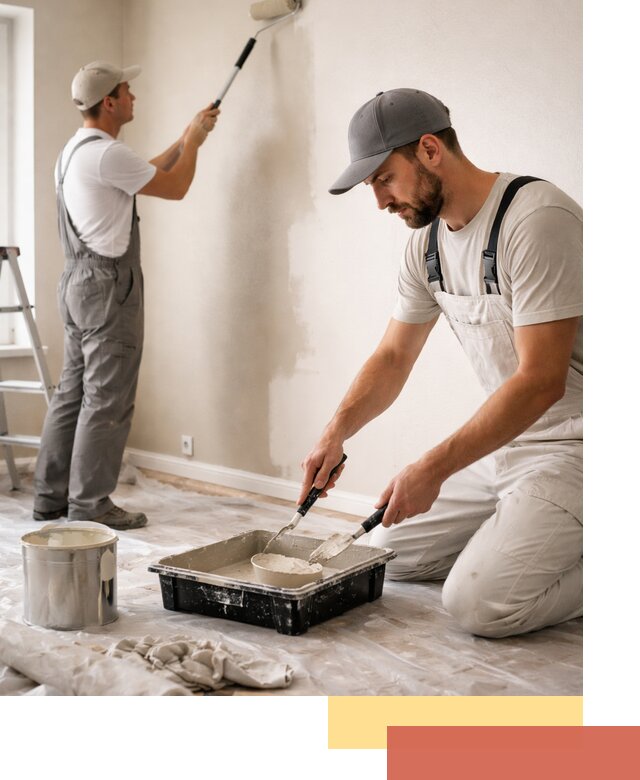 Покраска стен в квартире в Борзе — профессионально и аккуратно