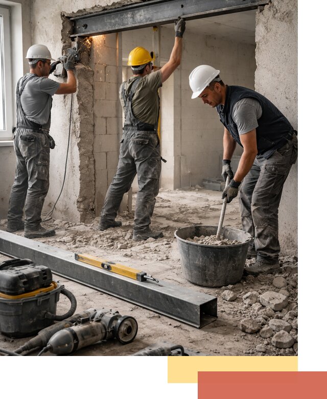 Создание проемов в стенах и несущих конструкциях в Борзе