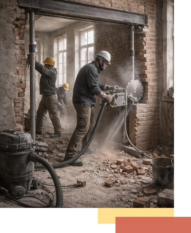 Прорезка проема в стене под дверной или оконный проем в Борзе