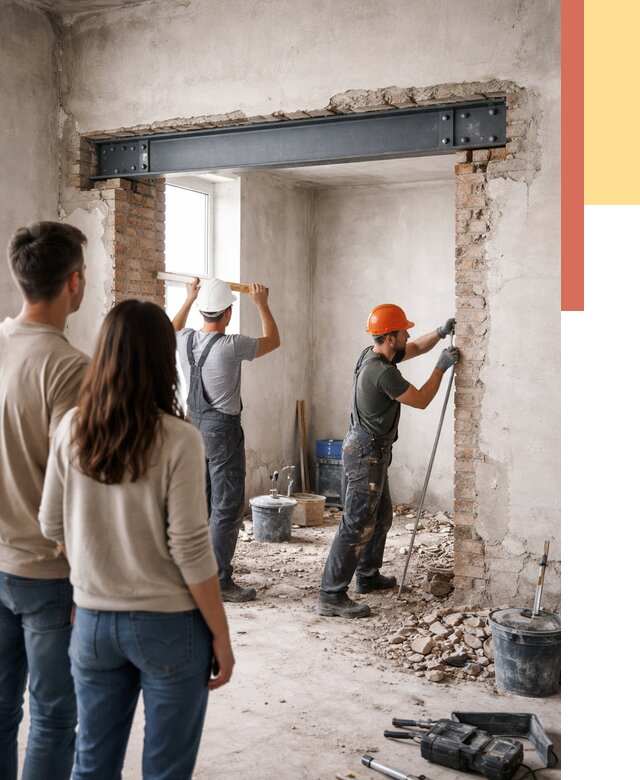 Усиление проема в стене в Борзе от 9786 руб. — усиление дверного проема металлоконструкцией | ОТДЕЛОЧНИК-Бря