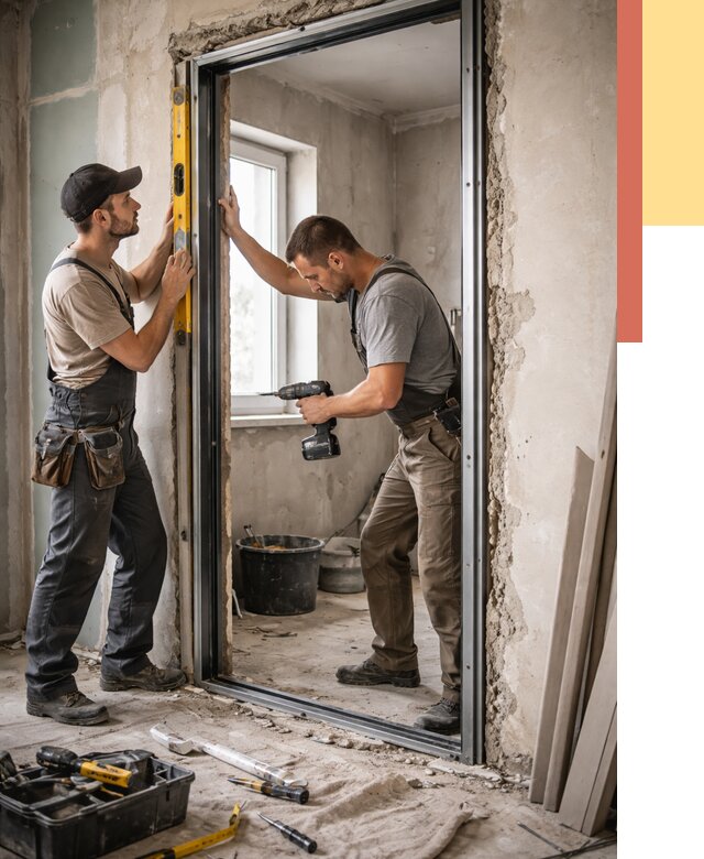 Закладка дверного проема в Борзе от 3605 руб. — быстро и недорого | ОТДЕЛОЧНИК-Бря