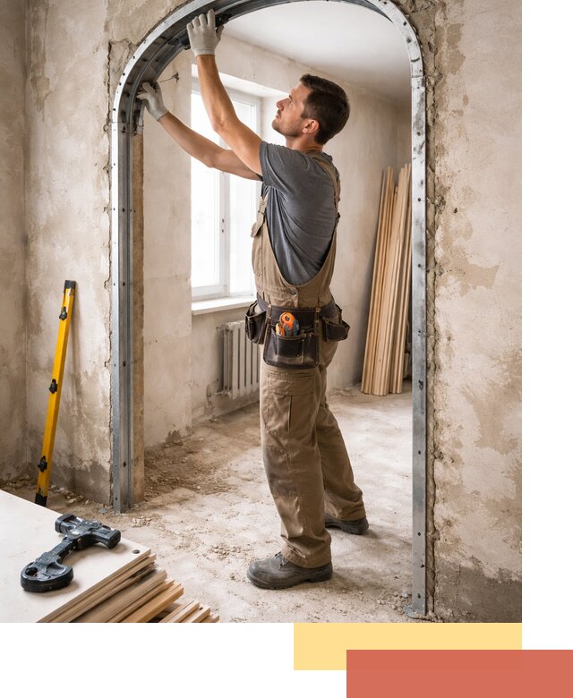 Устройство арочного проема в Борзе под ключ