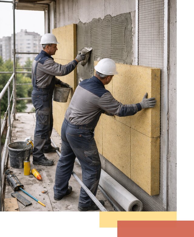 Утепление стен зданий и домов в Борзе качественно и надежно