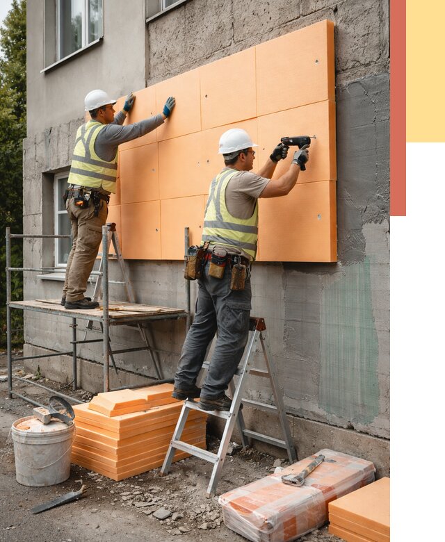 Утепление стен пеноплексом в Борзе от 1906 руб./м2 — быстро и недорого | ОТДЕЛОЧНИК-Бря