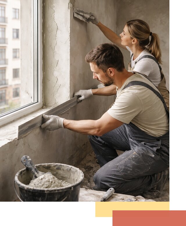 Штукатурка откосов дверей и окон профессионально в Борзе