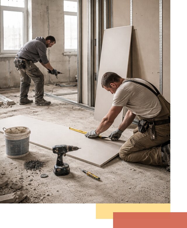 Кладка перегородок из ПГП под ключ в Борзе