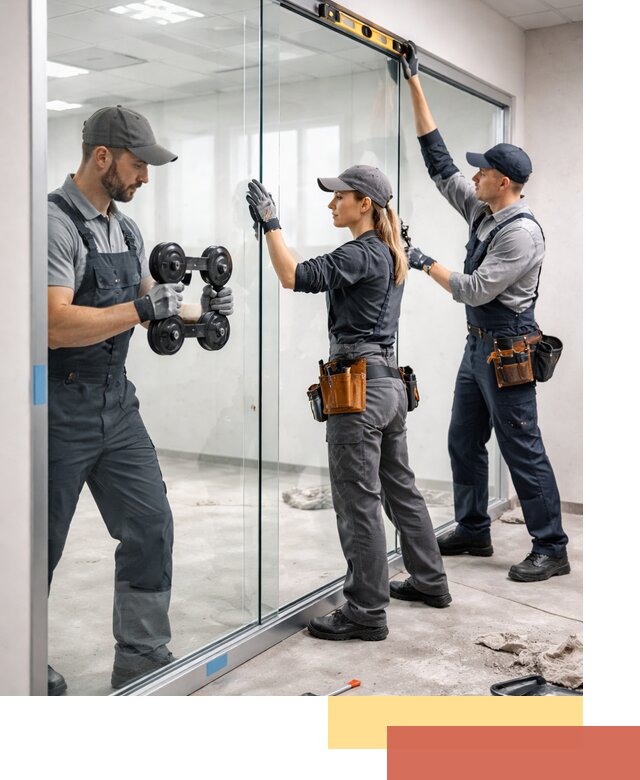 Профессиональный монтаж стеклянных перегородок в Борзе