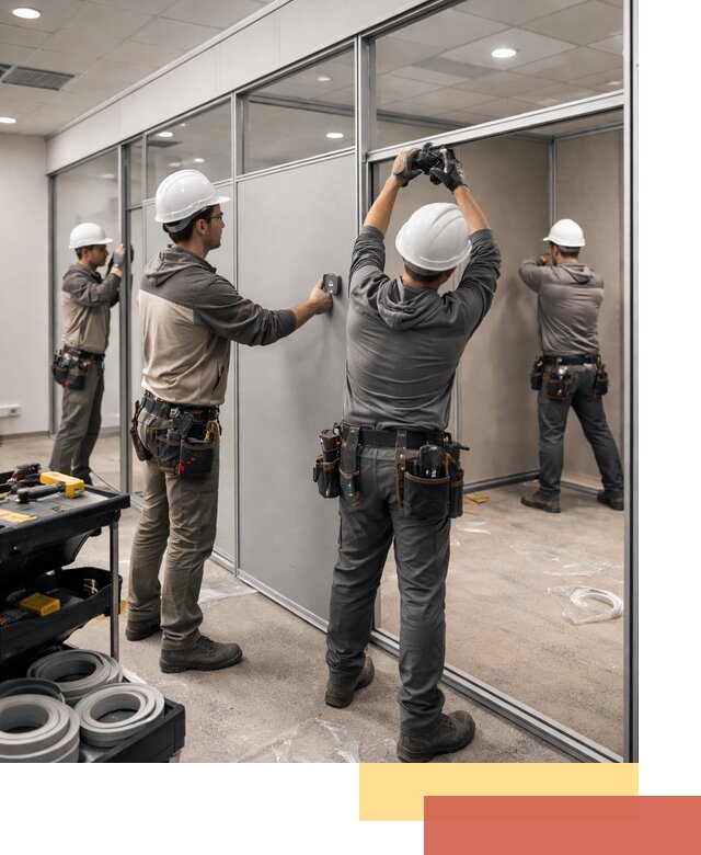 Мобильные офисные перегородки под ключ в Борзе