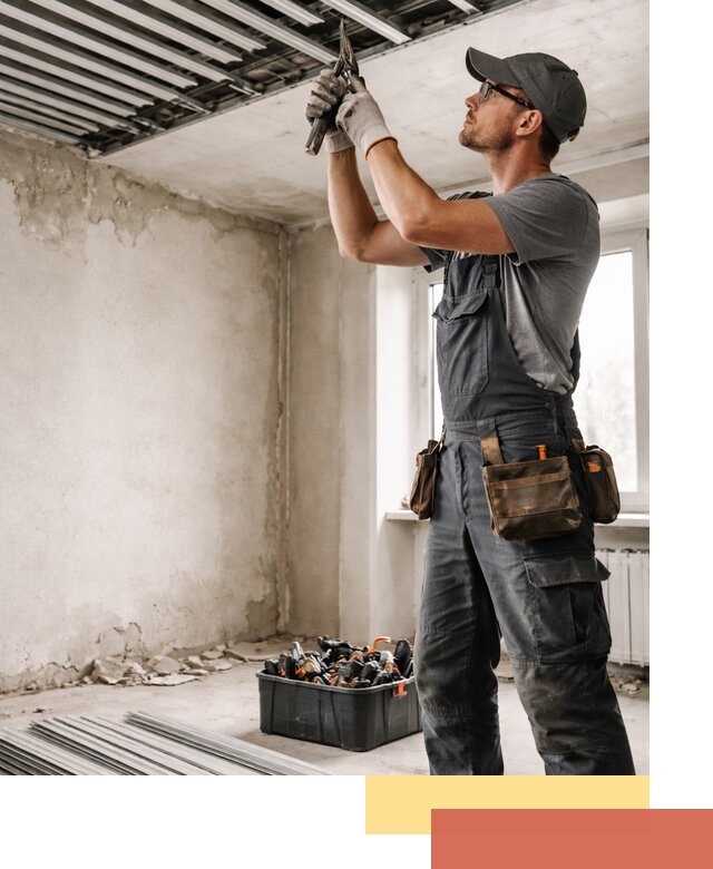 Демонтаж реечного потолка в Борзе быстро и аккуратно