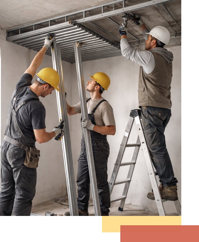 Монтаж реечного потолка под ключ в Борзе