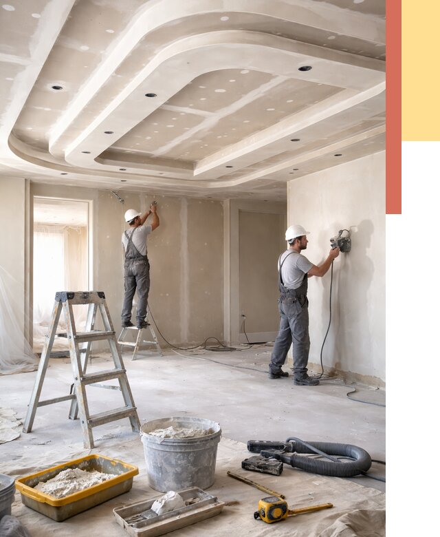 Многоуровневый потолок из гипсокартона в Борзе от 773 руб. под ключ | ОТДЕЛОЧНИК-Бря