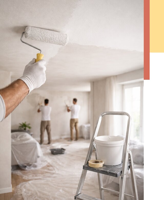 Покраска потолка акриловой краской в Борзе от 2575 руб. | ОТДЕЛОЧНИК-Бря