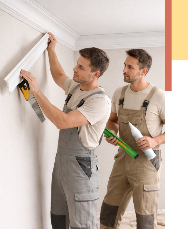 Монтаж потолочного плинтуса в Борзе от 2369 руб. — быстро и недорого | ОТДЕЛОЧНИК-Бря