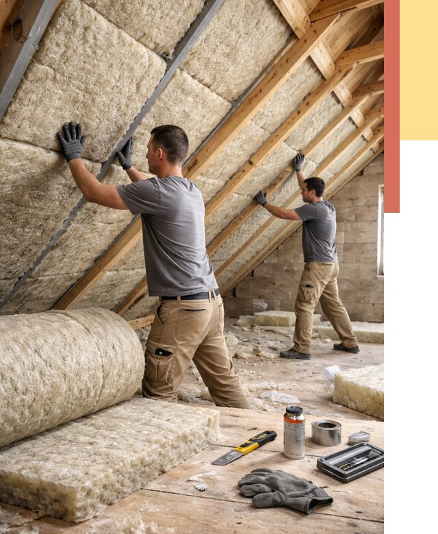 Утепление потолка минватой в Борзе от 1494 руб. — быстро и недорого | ОТДЕЛОЧНИК-Бря