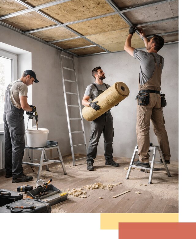 Шумоизоляция потолка в Борзе: профессиональный монтаж и отделка