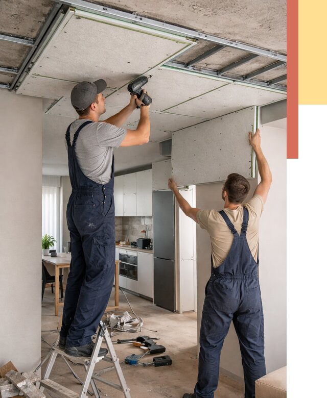 Шумоизоляция потолка панелями зипс в Борзе от 1906 руб. под ключ | ОТДЕЛОЧНИК-Бря